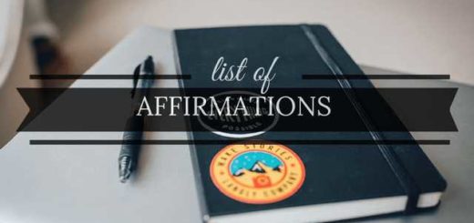 list of positive affirmations